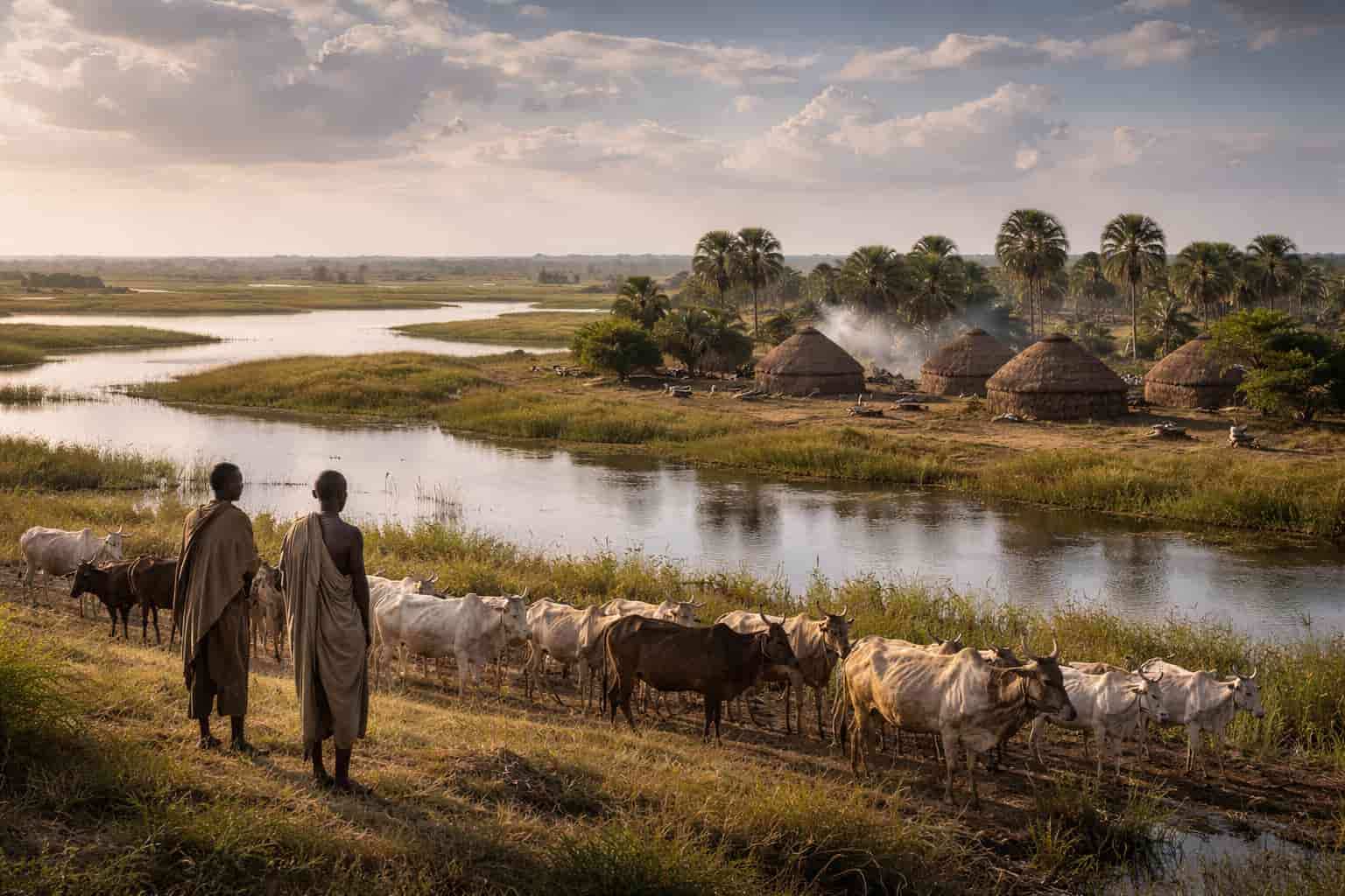 Du bétail à Koriom.