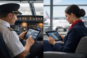 La plateforme Mos Chorus d'Air France.