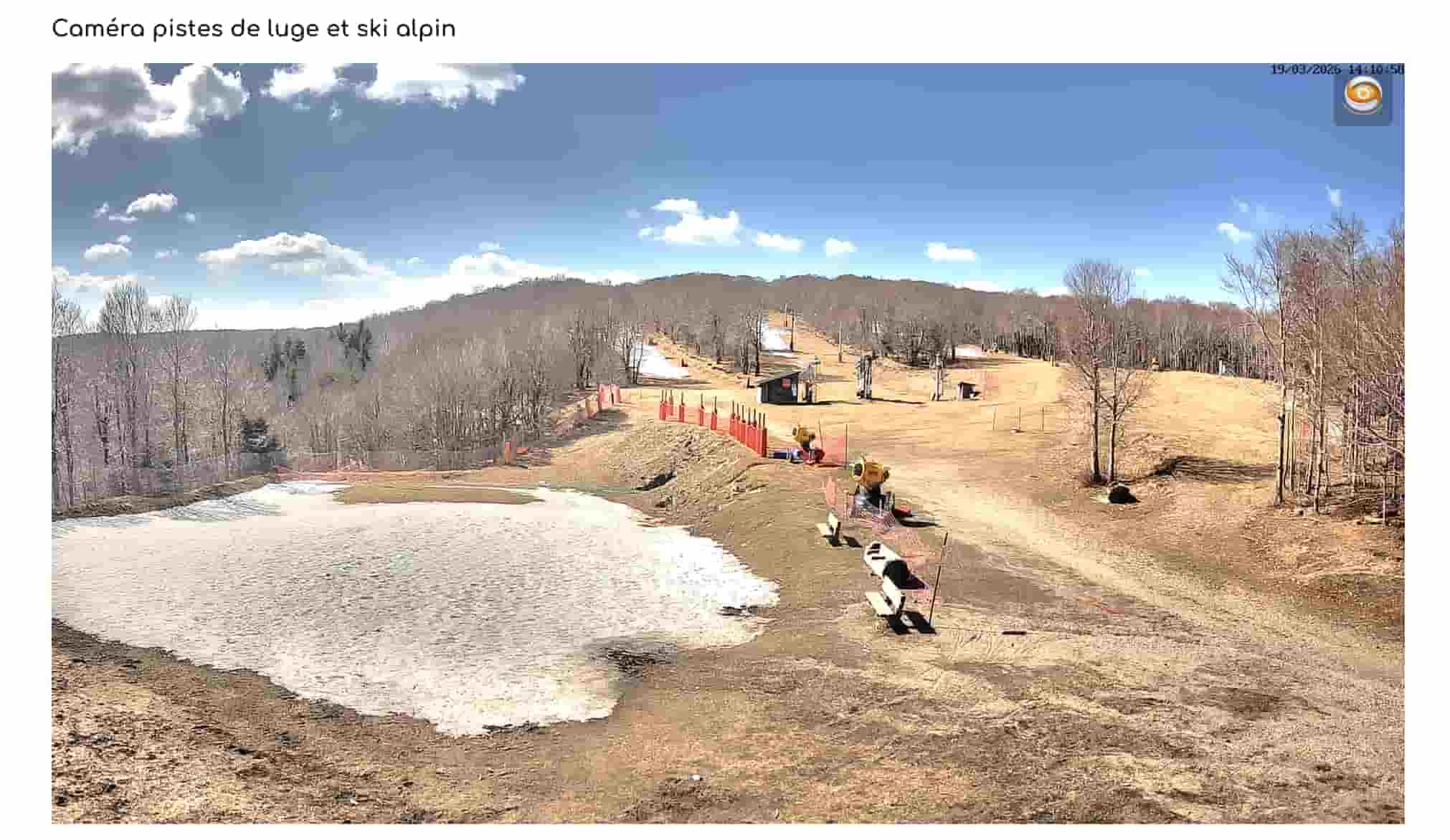 La webcam de Prat Peyrot sur les pistes.