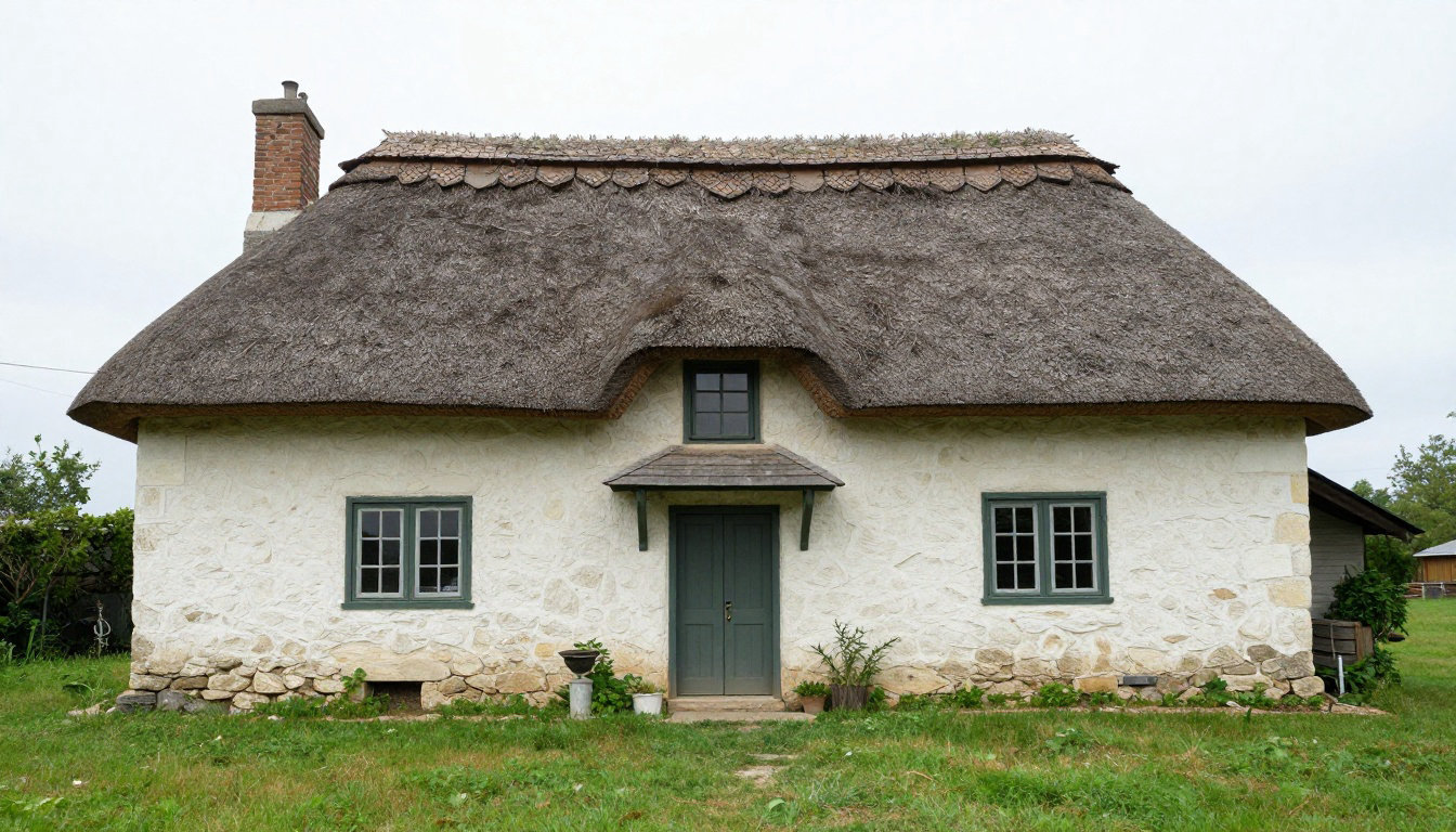 Une maison sur le hameau rural des Morises.