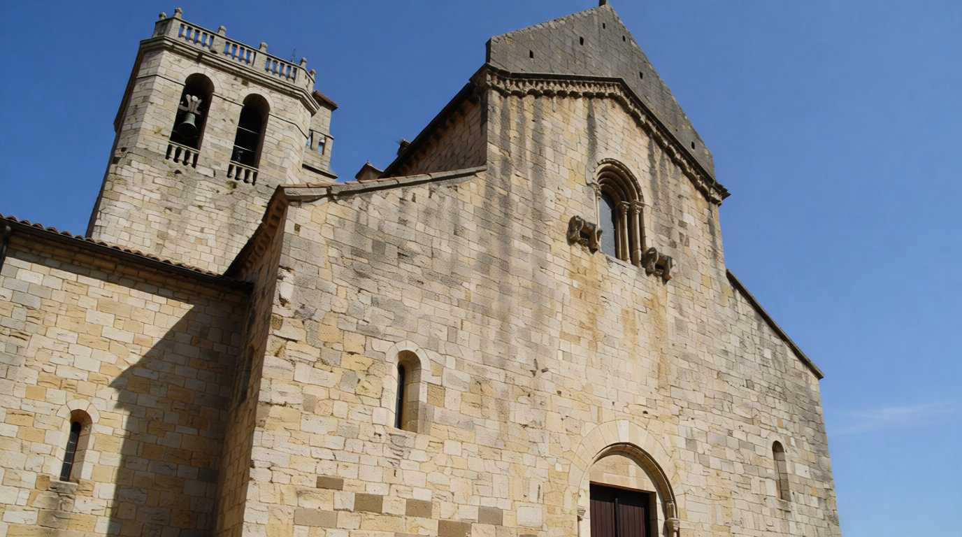 Le monastère de Sant Pere et l'architecture romane