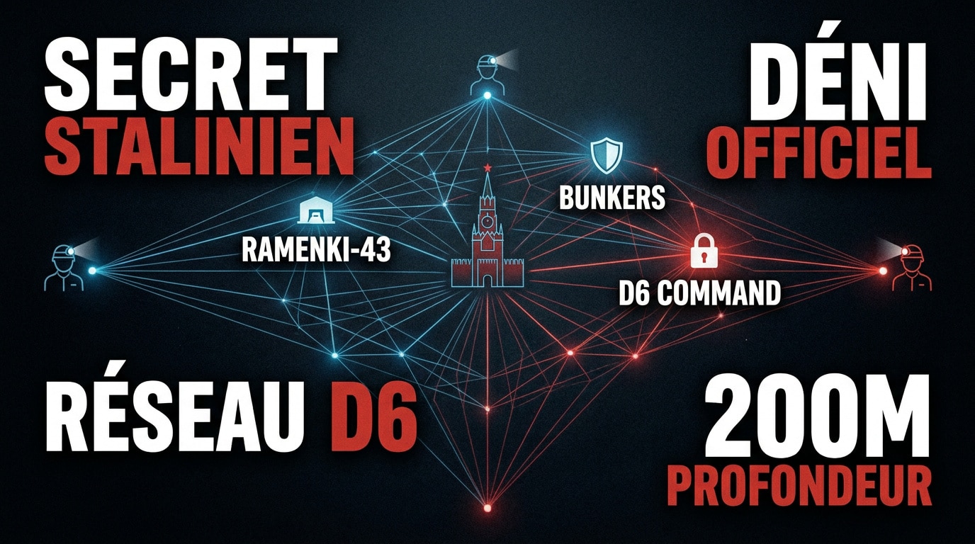 Plan illustratif des tunnels secrets du Metro-2 à Moscou sous l'ère stalinienne