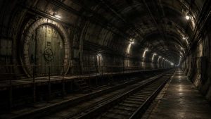 Un tunnel du metro-2 de Moscow.